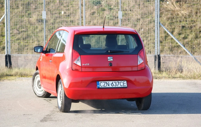 Seat Mii cena 22500 przebieg: 170000, rok produkcji 2016 z Żnin małe 137